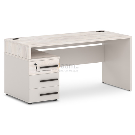 Мебель для персонала Стол с опорной тумбой левый T-23л