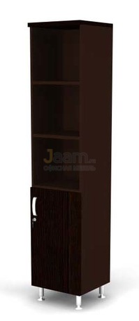 Мебель для персонала Стеллаж полуоткрытый 5-ур., глухая R-дверь BR81.0503