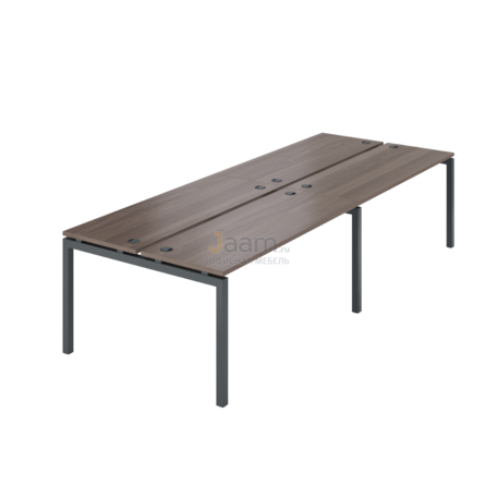 Мебель для персонала Бенч двойной на 4 рабочих места АМБ-004.60-4